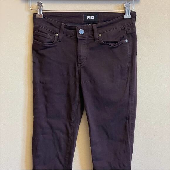 Paige 27 verdugo ankle skinny jeans zipper low rise - Picture 2 of 9
